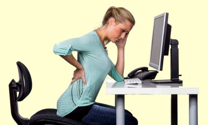 Lucrul la o creștere a computerului de osteochondroză